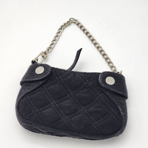 Vera Bradley Colette Quilted Black Mini Bag - Picture 1 of 8